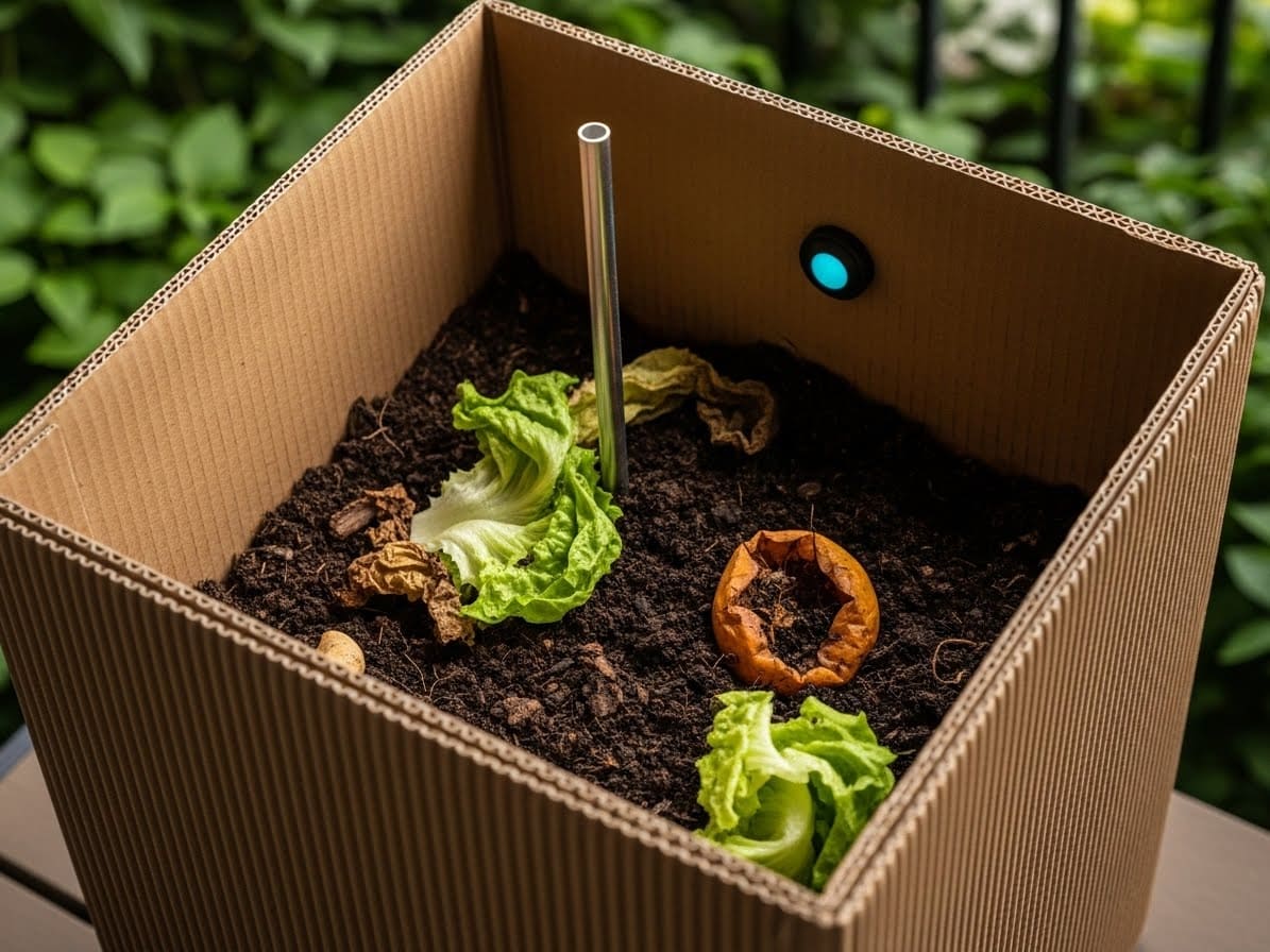 段ボールコンポスト